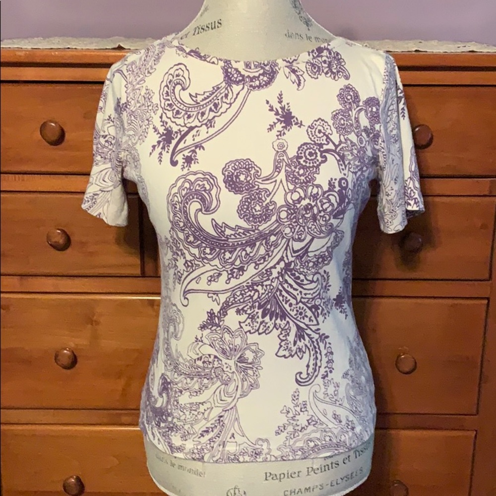 Talbots sz SP short sleeve top
